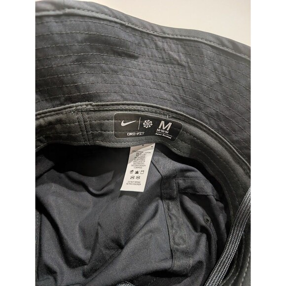 Nike Apex Dri Fit Bucket Hat Black Size M Adult Unisex Adults NWT HJ3683 010 - Picture 8 of 9